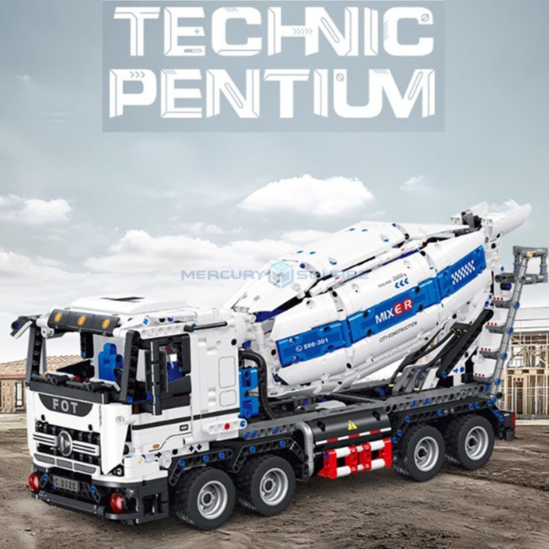 Jiestar FF11012 - Static Version - Concrete Mixer Truck - vue 2 | Power Blockz