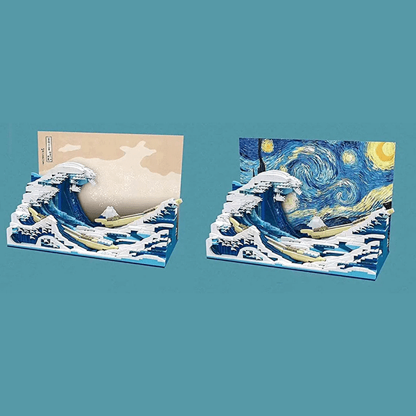 DK 3003 - The Great Wave off Kanagawa - vue 4 | Power Blockz