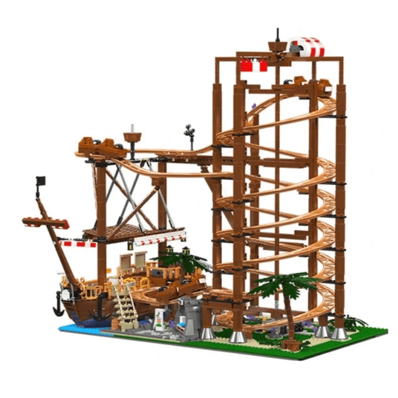 Mould King 11013 - The Pirate Roller Coaster | Power Blockz