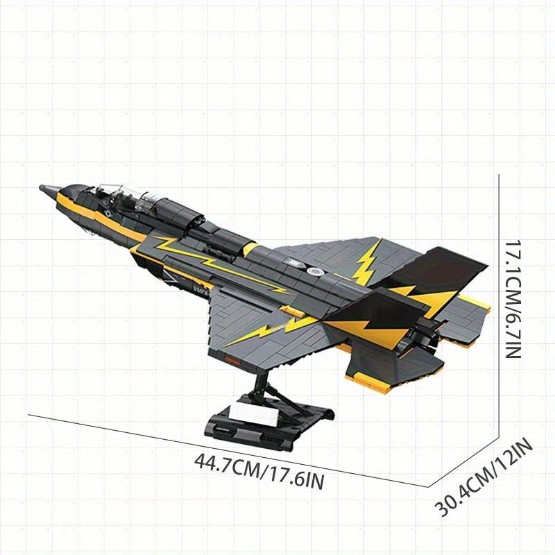 Sluban M38-B1361 - F35B Lightning II - vue 8 | Power Blockz