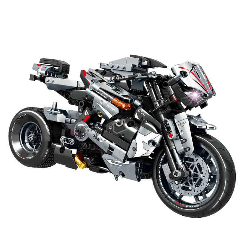 LEIBAO 8163 - Japanese Collector Motorcycle - vue 6 | Power Blockz