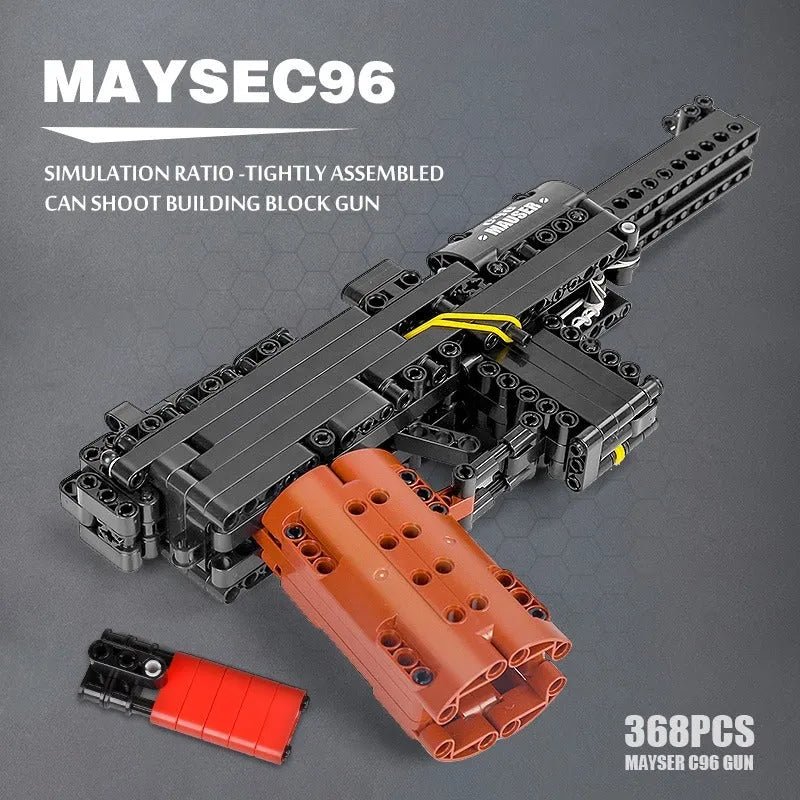 Mould King 14011 - Mauser C96 - vue 9 | Power Blockz