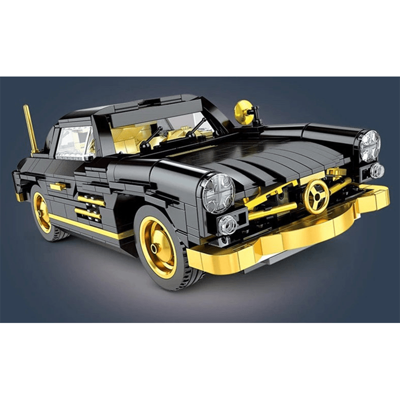 Mould King 10005 - Classic Gullwing Sports Coupe - vue 3 | Power Blockz