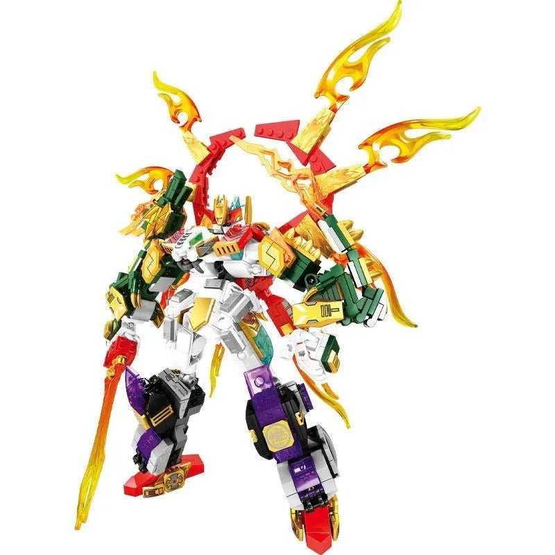 Transforming Mecha Of Steel Robot Bricks Toy | 861pcs - Transforming Mecha Of Steel Robot Bricks Toy - vue 3 | Power Blockz