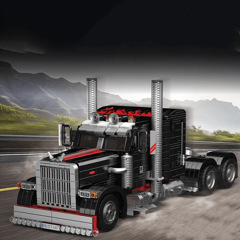 Mould King 10037 - Rugged American Pickup - vue 2 | Power Blockz