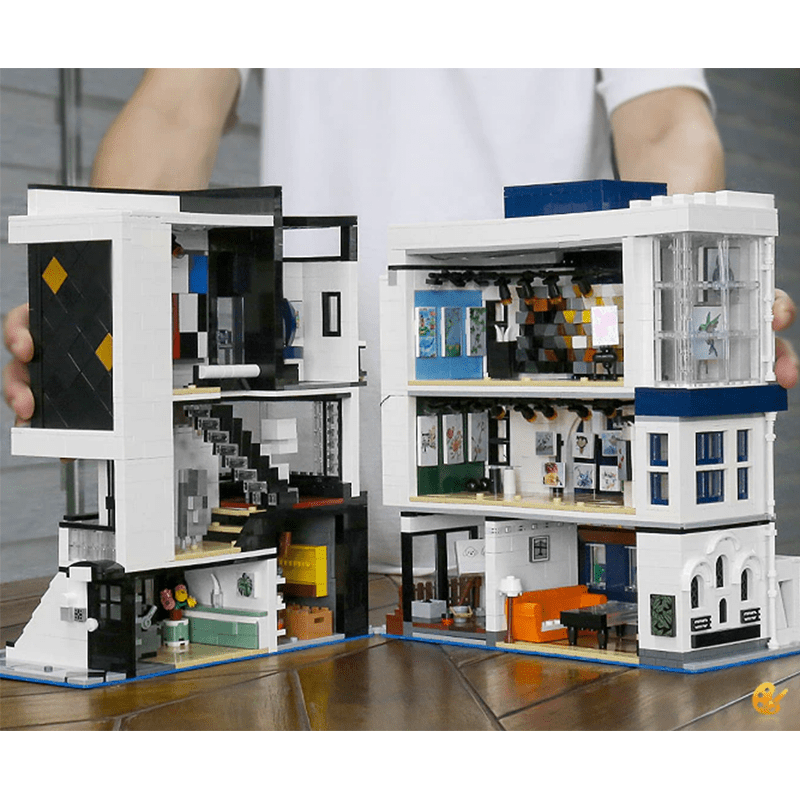 Mould King 16043 - Panoramic Art Gallery - vue 10 | Power Blockz