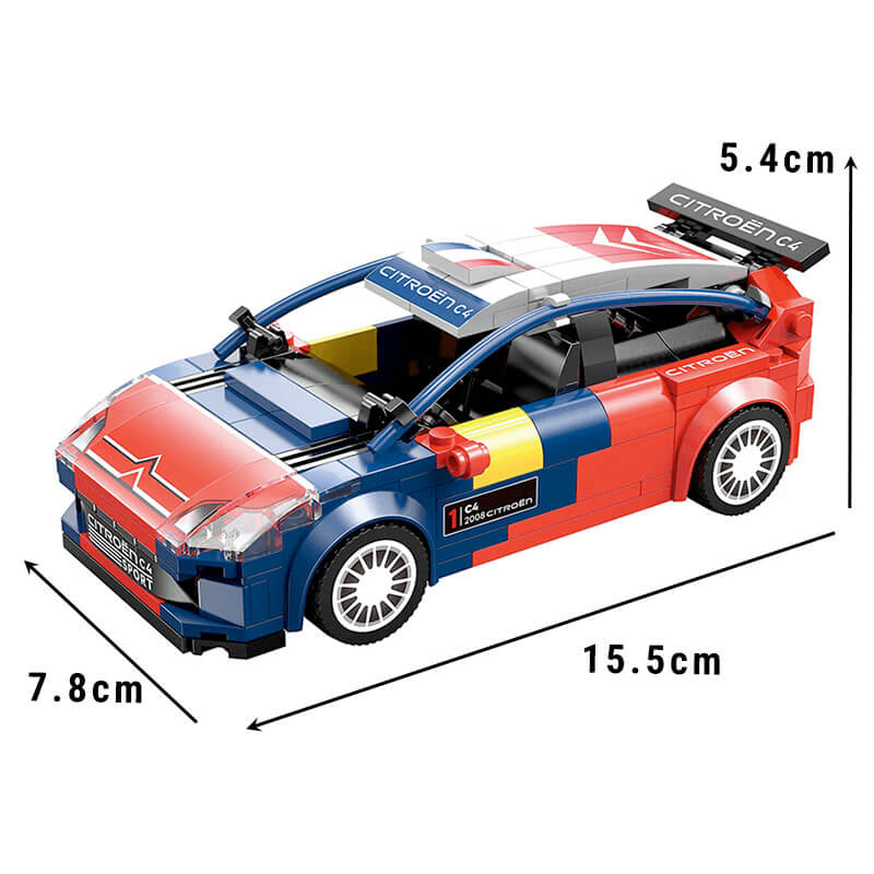 C55033W with our box - Citroen C4 WRC - vue 9 | Power Blockz