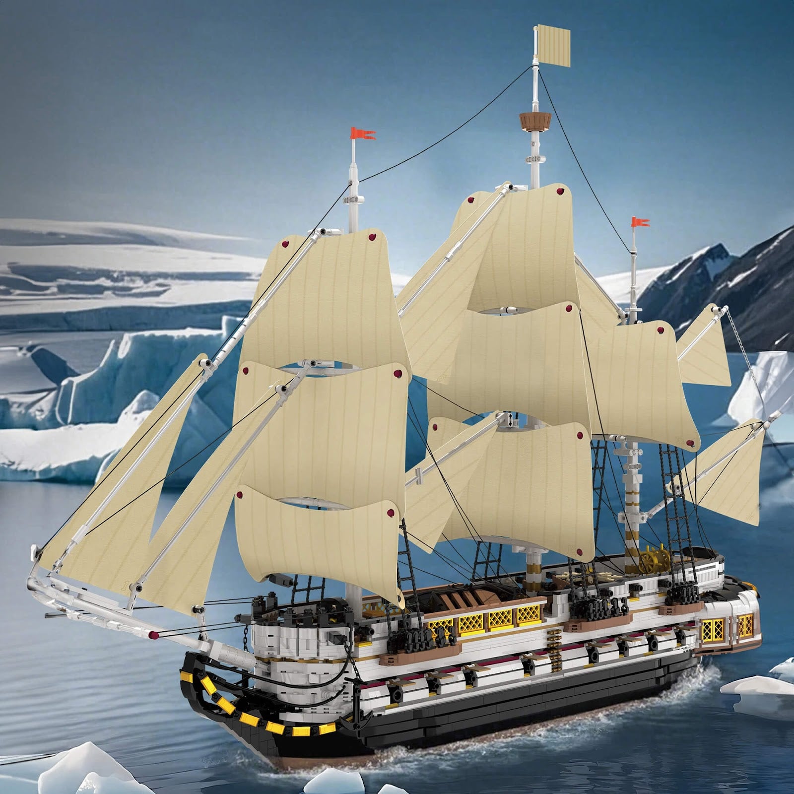 Reobrix66048 - Imperial Era Warship - vue 3 | Power Blockz