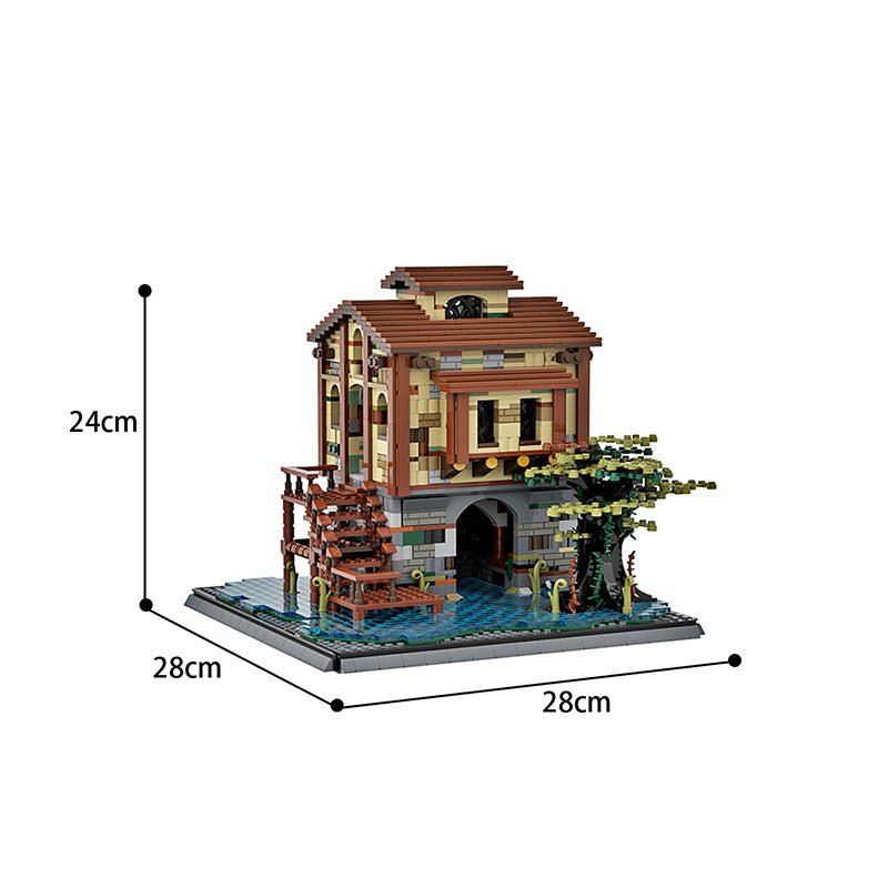 Gobricks MOC-29779 - Swamp Hideout - vue 8 | Power Blockz