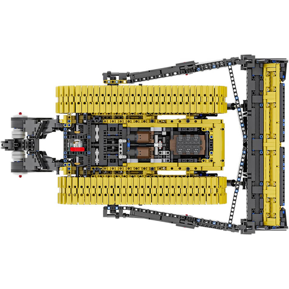 Mould King 17049 - RC Heavy-Duty Excavator - vue 3 | Power Blockz