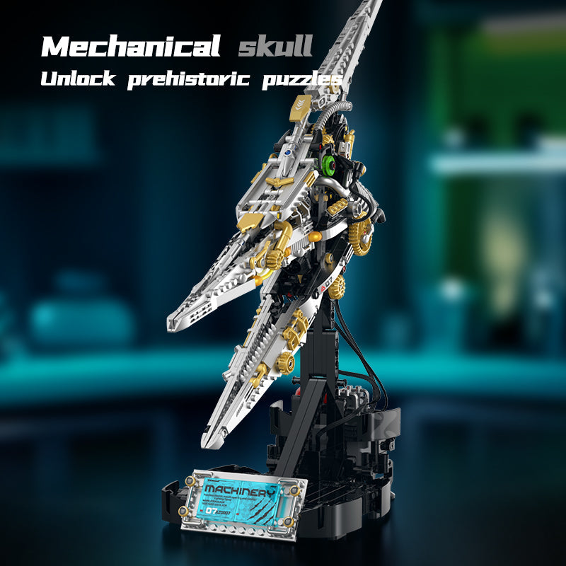Xinzhuan XZ0007 - Cyber Pterosaurs Head - vue 6 | Power Blockz