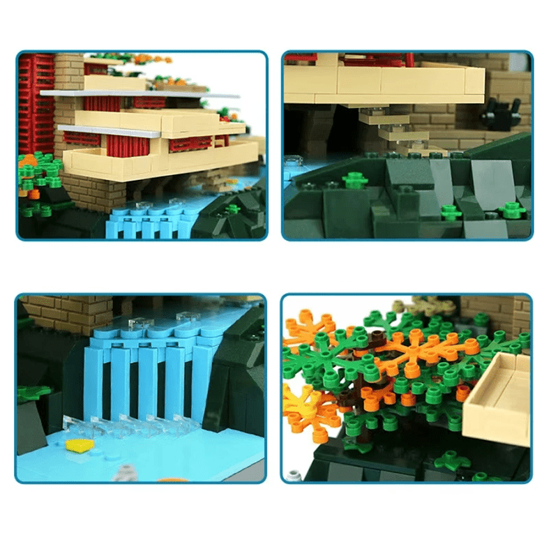 Wange 5232 - Fallingwater Villa - vue 2 | Power Blockz