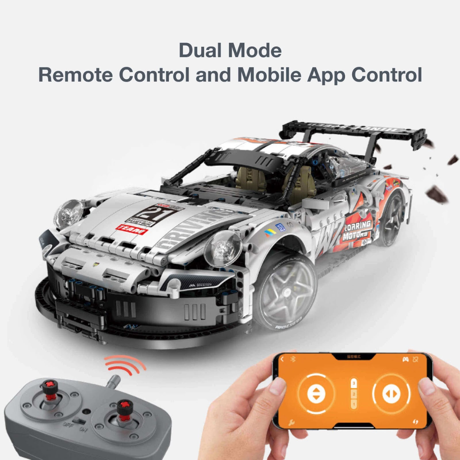 Wangzhi WZ9821 - 2-in-1 Transforming Sports Coupe - vue 3 | Power Blockz