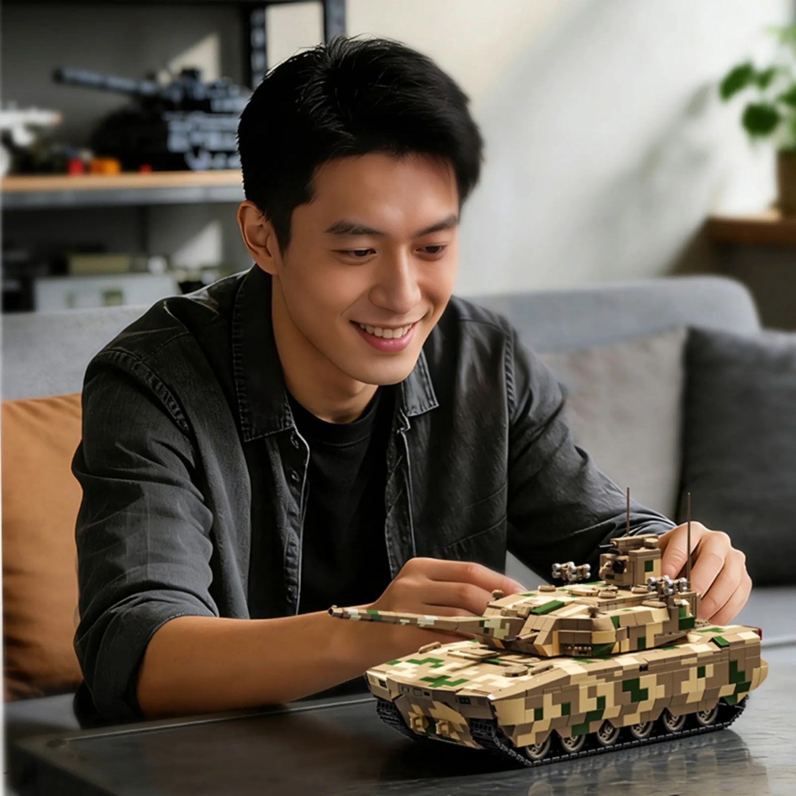 97033 - Type 100 Battle Tank - vue 5 | Power Blockz