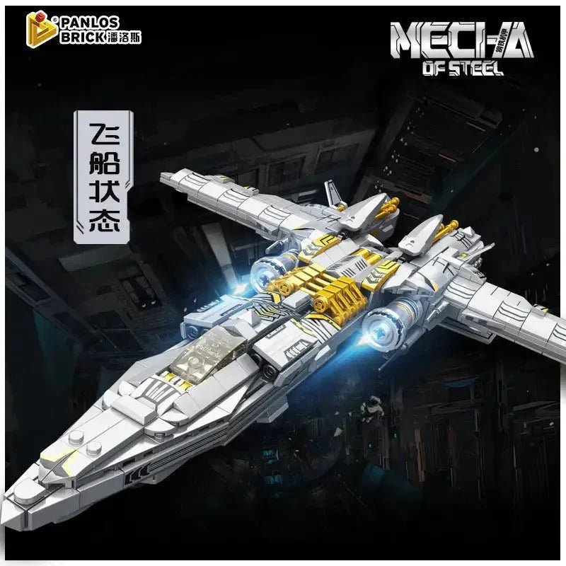 Mecha Of Steel Mech Megatron Transformer Robot Bricks Toy | 1106pcs - Mecha Of Steel Mech Megatron Transformer Robot Bricks Toy - vue 6 | Power Blockz