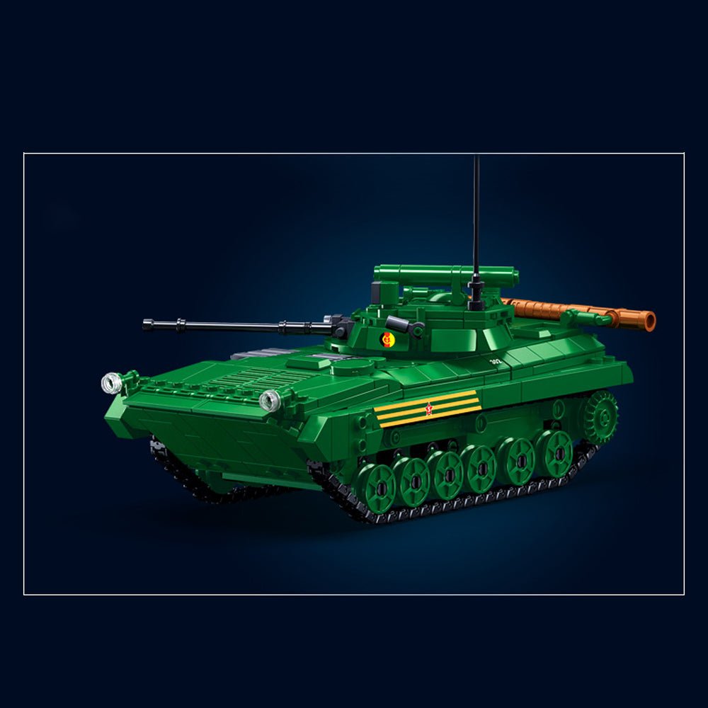 Sluban M38-B1136 - BMP-2MS Infantry Gighting Vehicle - vue 6 | Power Blockz
