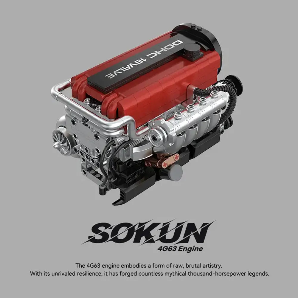 PB8861 - JDM 4G63 Engine - vue 2 | Power Blockz