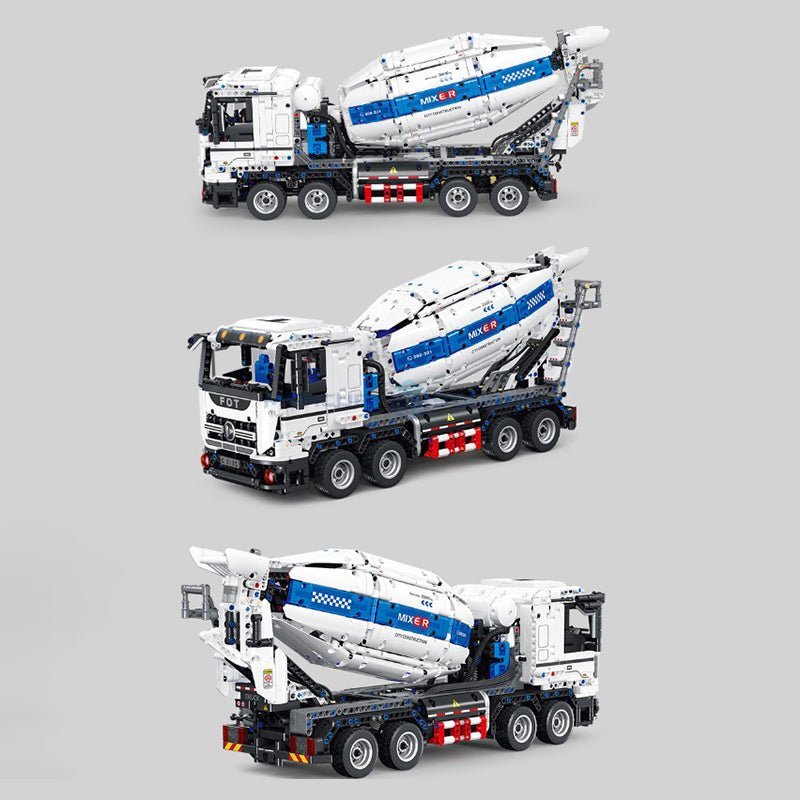 Jiestar FF11012 - Static Version - Concrete Mixer Truck - vue 3 | Power Blockz