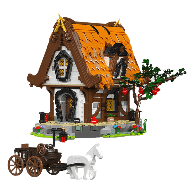 Mould King 16054 - Medieval Wooden Cabin | Power Blockz