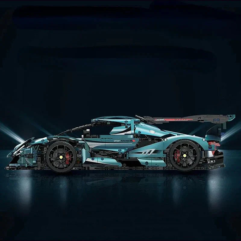 GULY 10612 - Static Version - Blue Track-Only Hypercar - vue 6 | Power Blockz