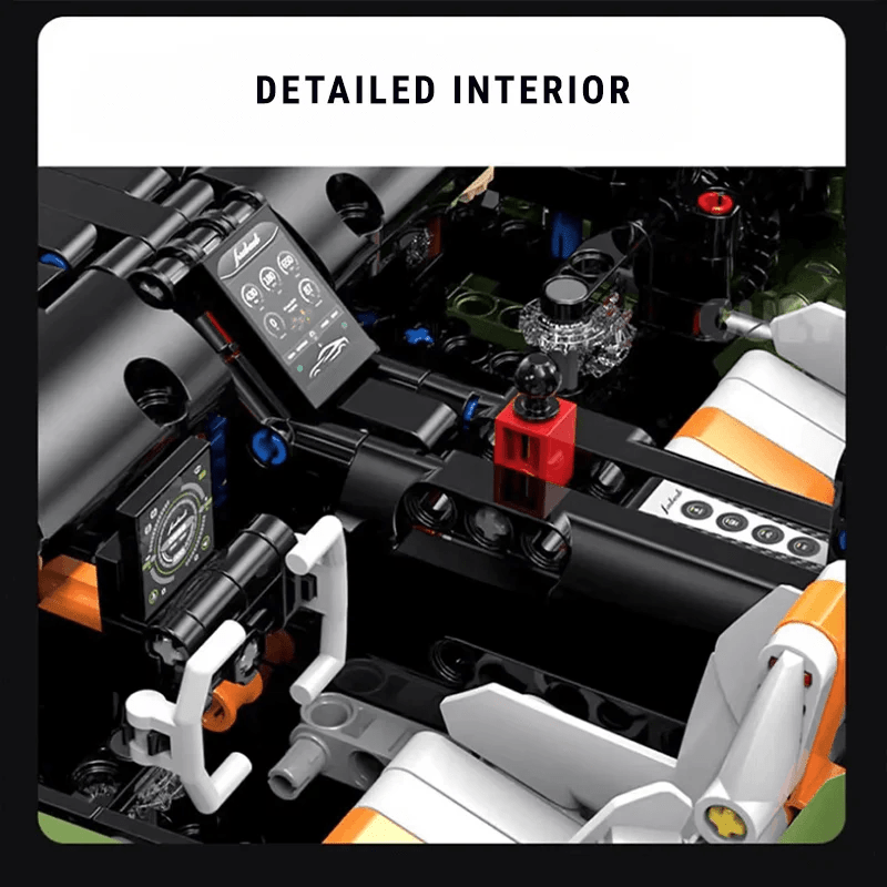 CaDa C61048W - Twin-Turbo Track Hypercar - vue 7 | Power Blockz
