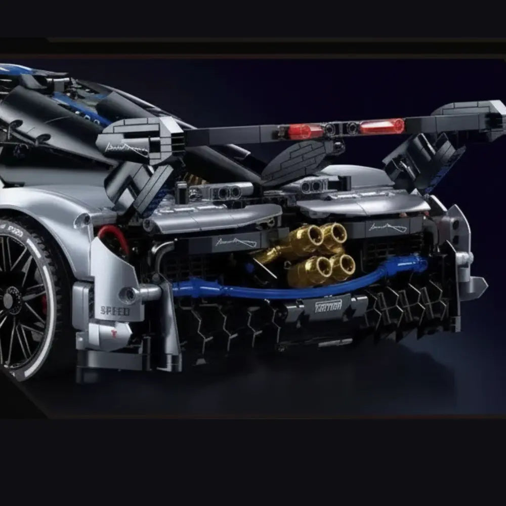 Toylinx 3526 Static Version - Italian Aero Hypercar Ultimo 2021 - vue 9 | Power Blockz