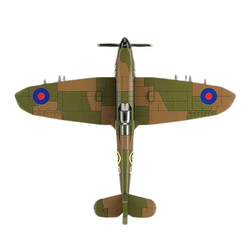 Quanguan 100279 - British Spitfire - vue 4 | Power Blockz