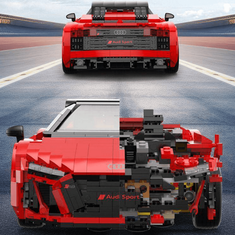 Rastar 93800 - Audi R8 Spyder - vue 9 | Power Blockz