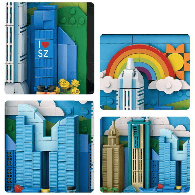 Wange 4923 - Shenzhen Skyline - vue 2 | Power Blockz