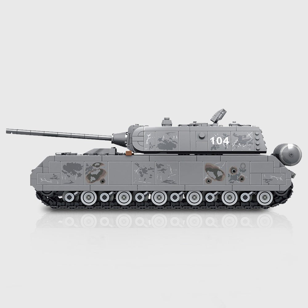 Panlos 628009 - WWII Rat Heavy Tank - vue 5 | Power Blockz