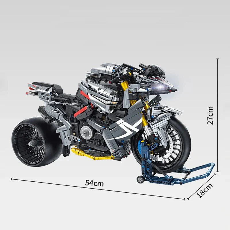 Panlos 672106 - Hyper Naked Street Bike - vue 6 | Power Blockz