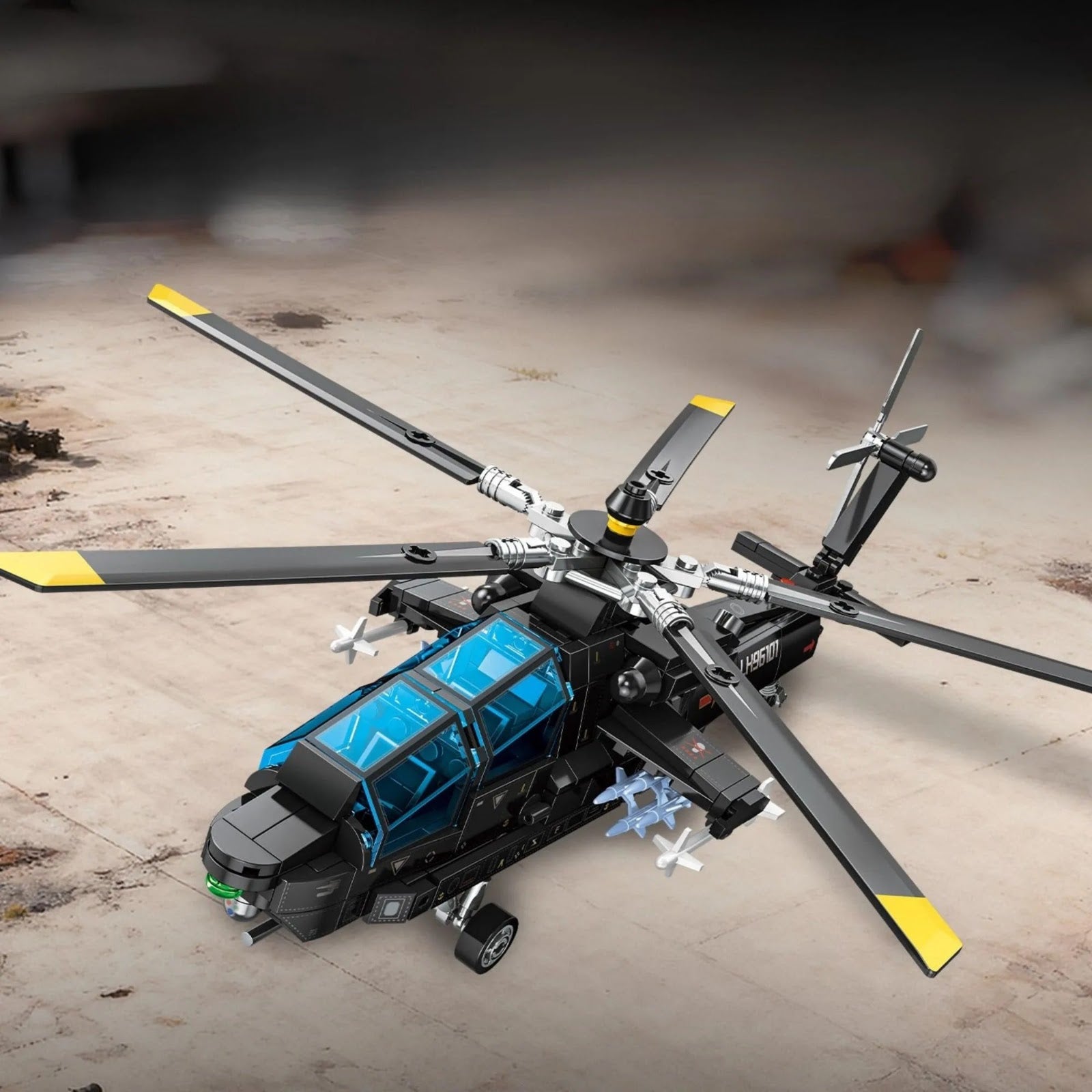 202295 - Z-21 Attack Helicopter - vue 4 | Power Blockz