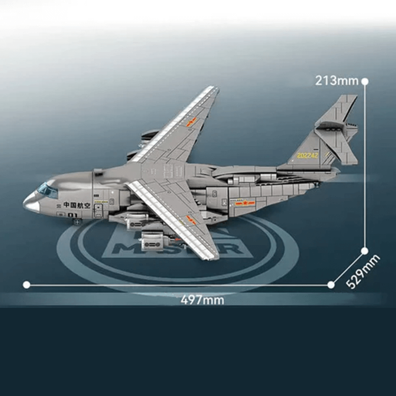 Qman 23013 - Transport Aircraft - vue 3 | Power Blockz