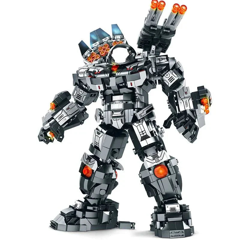 Ly 76060 - Transforming Super Heroes Steel Mecha Robot Bricks Toy | Power Blockz