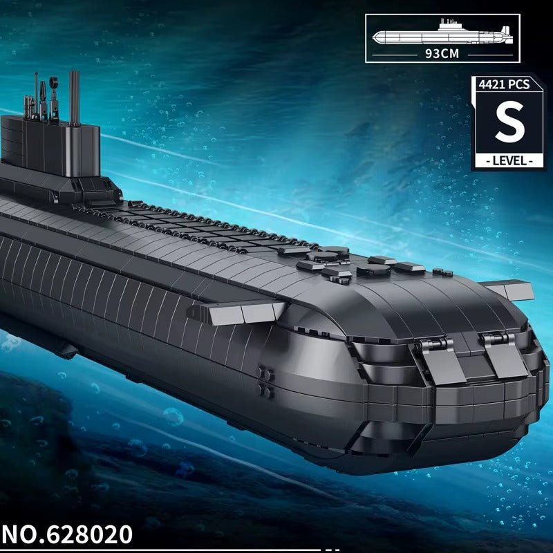 Panlos 628020 - Akula Typhoon 941 Submarine - vue 3 | Power Blockz