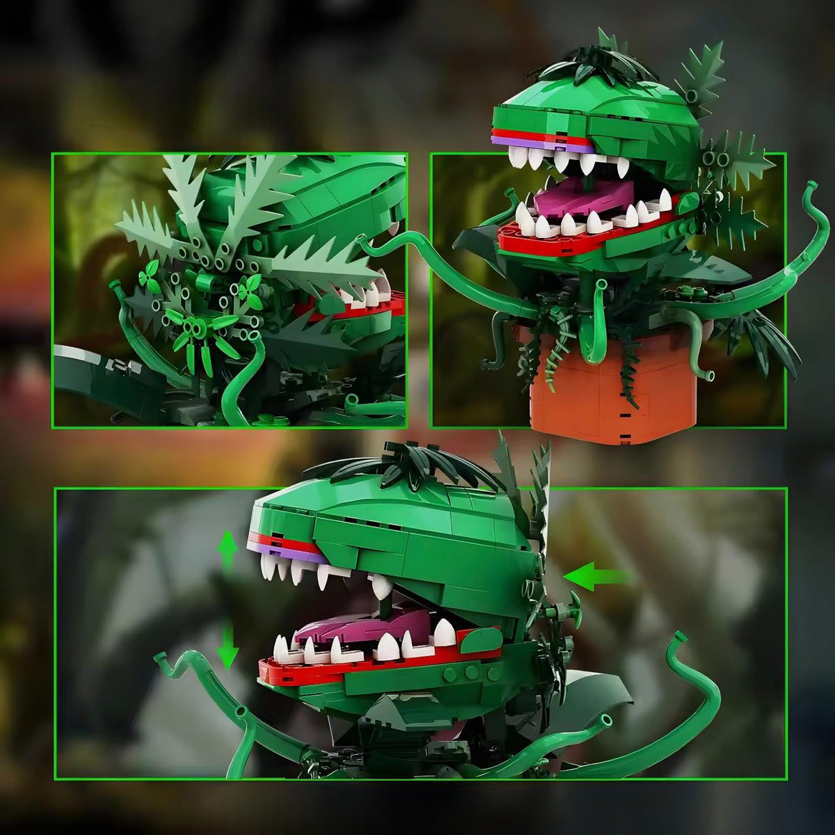 Carnivorous Audrey II Plant - vue 2 | Power Blockz