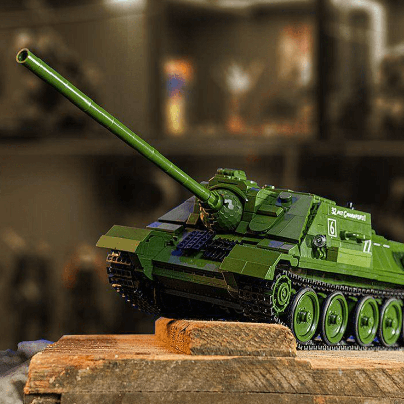 Panlos 632022 - Remote Controlled SU-100 Tank Destroyer - vue 9 | Power Blockz