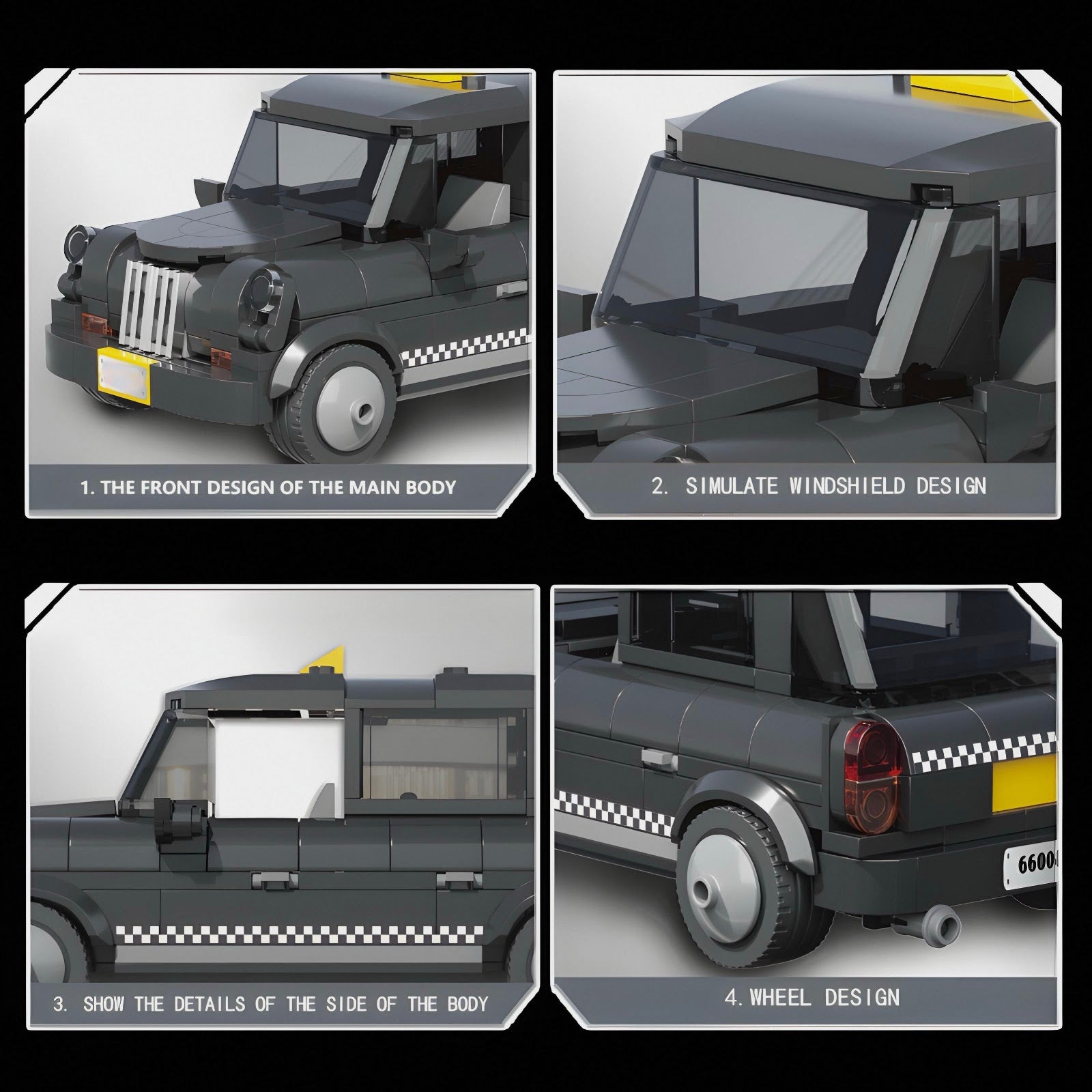 Xbert 66008 - Taxi - vue 2 | Power Blockz