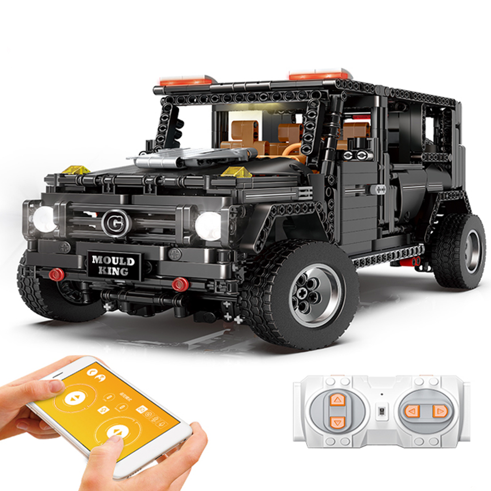 Mould King 13068 - Adventure Black G63 4x4 Remote Control - vue 4 | Power Blockz