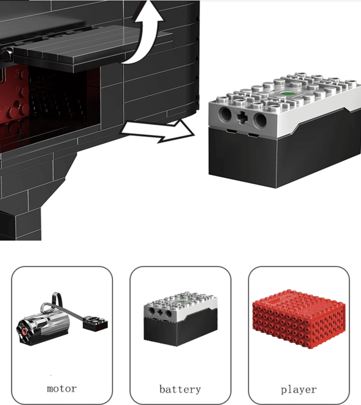 Happy Build xqgq-01 - Self Playing Grand Piano - vue 2 | Power Blockz