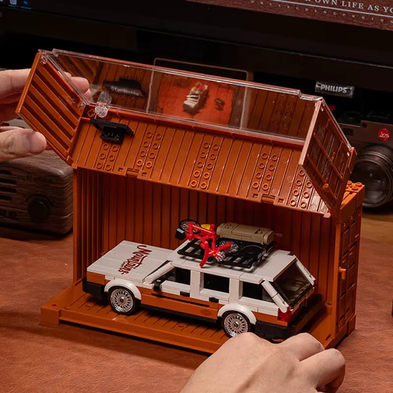 Power Build PB8824 - Retro Camper Wagon - vue 6 | Power Blockz