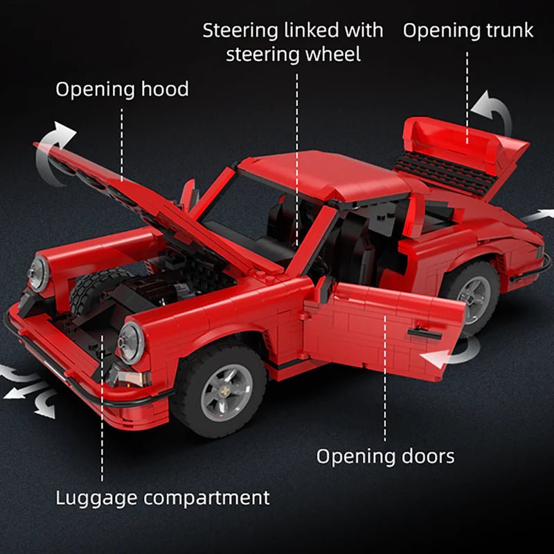 CaDa C61045W - Static Version - Classic 911 Sports Car - vue 12 | Power Blockz