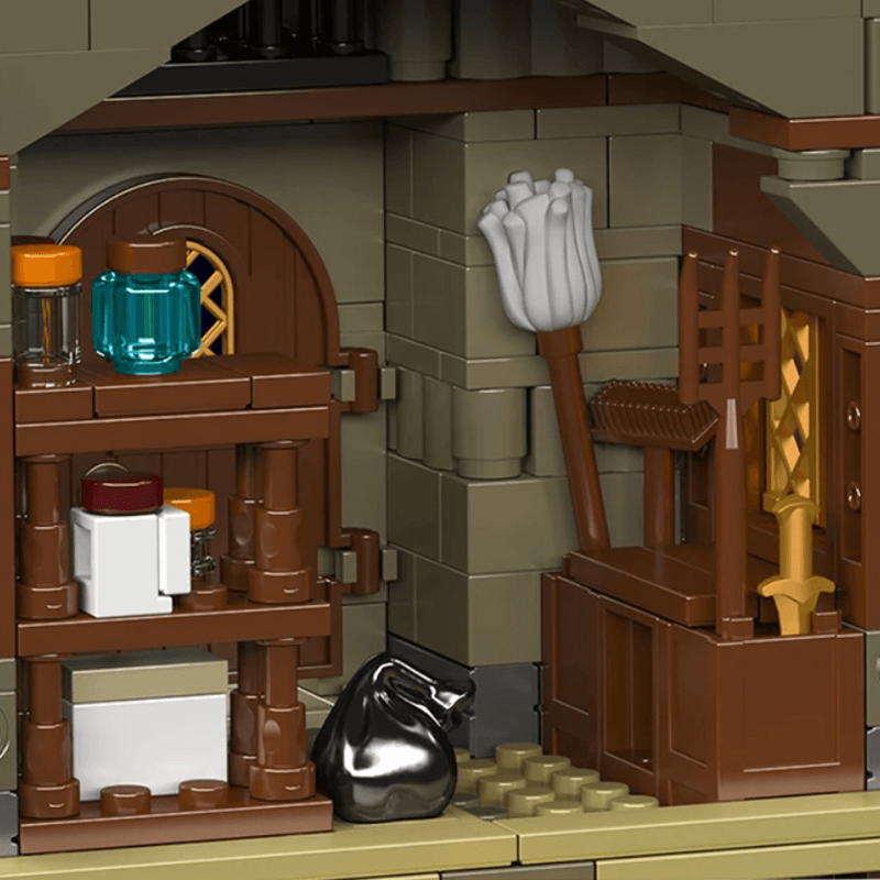 Mould King 10060 - Middle Ages Windmill - vue 8 | Power Blockz