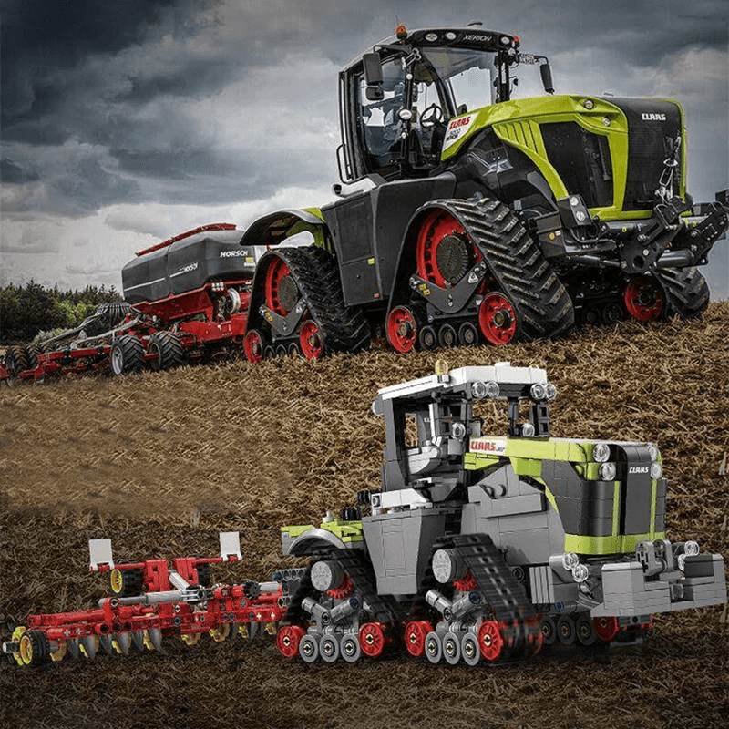 CaDa C65012W - Heavy-Duty Articulated Farm Tractor - vue 5 | Power Blockz