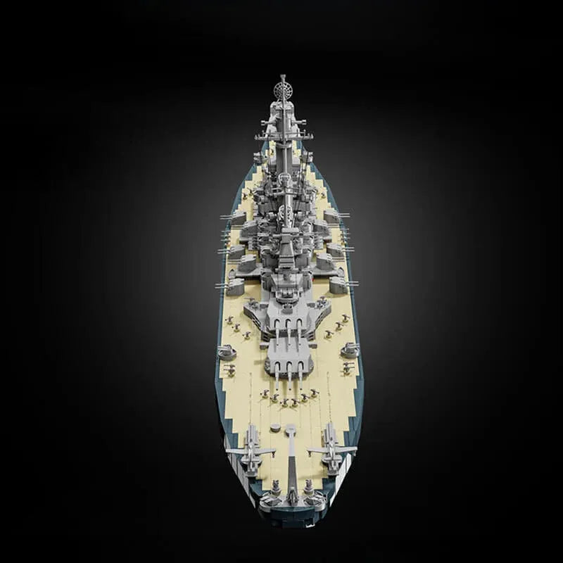 12GO 98009 - USS Montana Battleship - vue 9 | Power Blockz