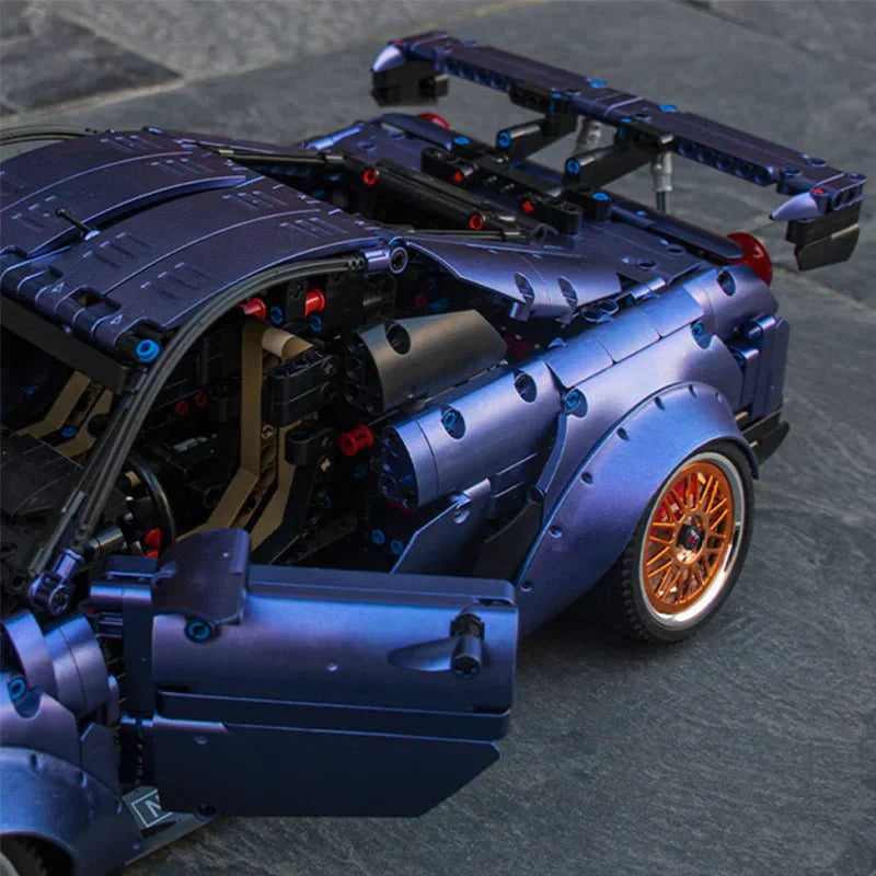 KBOX 10221 - Static Version - Stanced R35 GTR Godzilla Twin-Turbo - vue 10 | Power Blockz