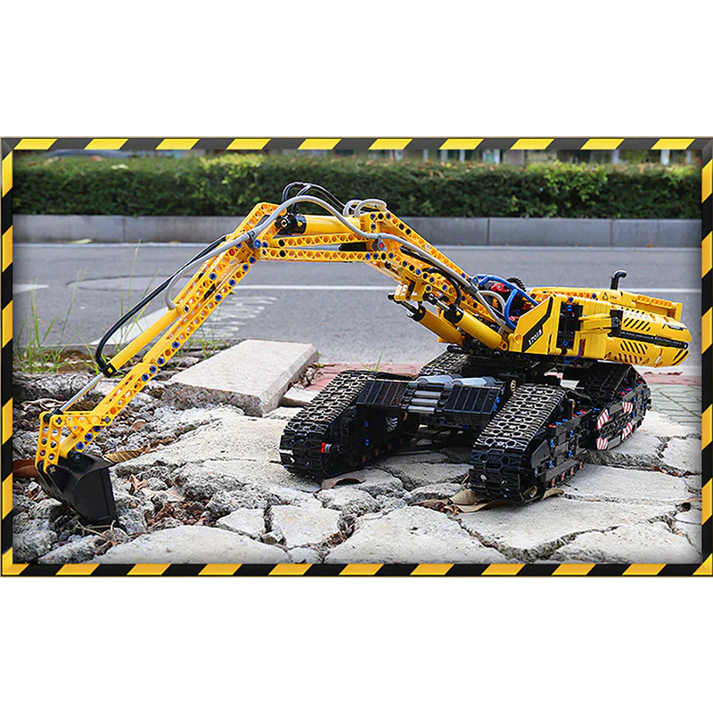 Mould King 17018 - RC Morphing Excavator - vue 11 | Power Blockz