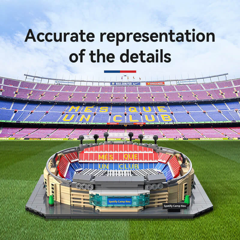 C66023W with our box - FC Barcelona Spotify Camp Nou - vue 6 | Power Blockz