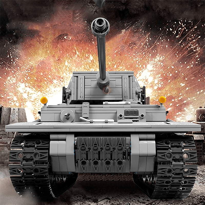 CaDa C61071W - Remote Controlled Tiger Tank - vue 7 | Power Blockz