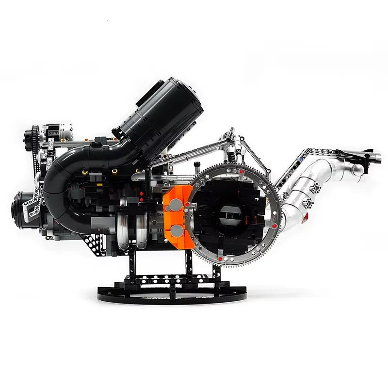 Mould King 10248 - Functional 5L V8 Engine & Powertrain - vue 7 | Power Blockz